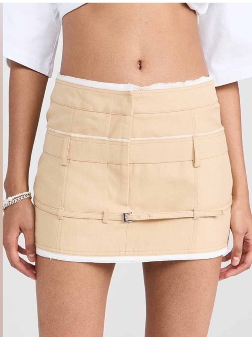 Jacquemus Le Chouchou 'la Mini Jupe Caraco' Miniskirt